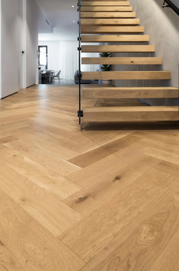 Herringbone Natural Oak Herringbone Flooring